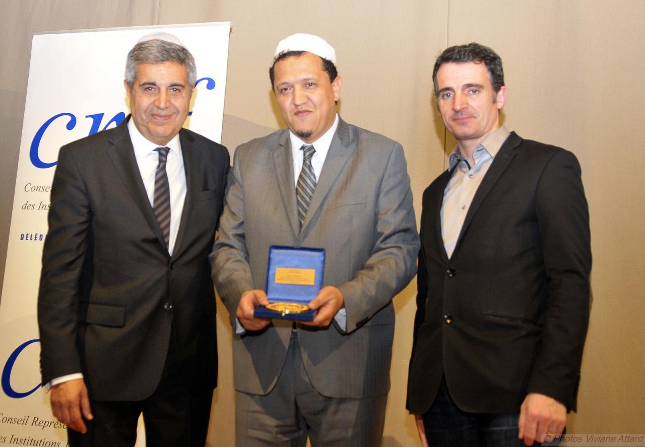 Prix Louis Blum 2015, décerné à l'Imam Hassen CHALGHOUMI