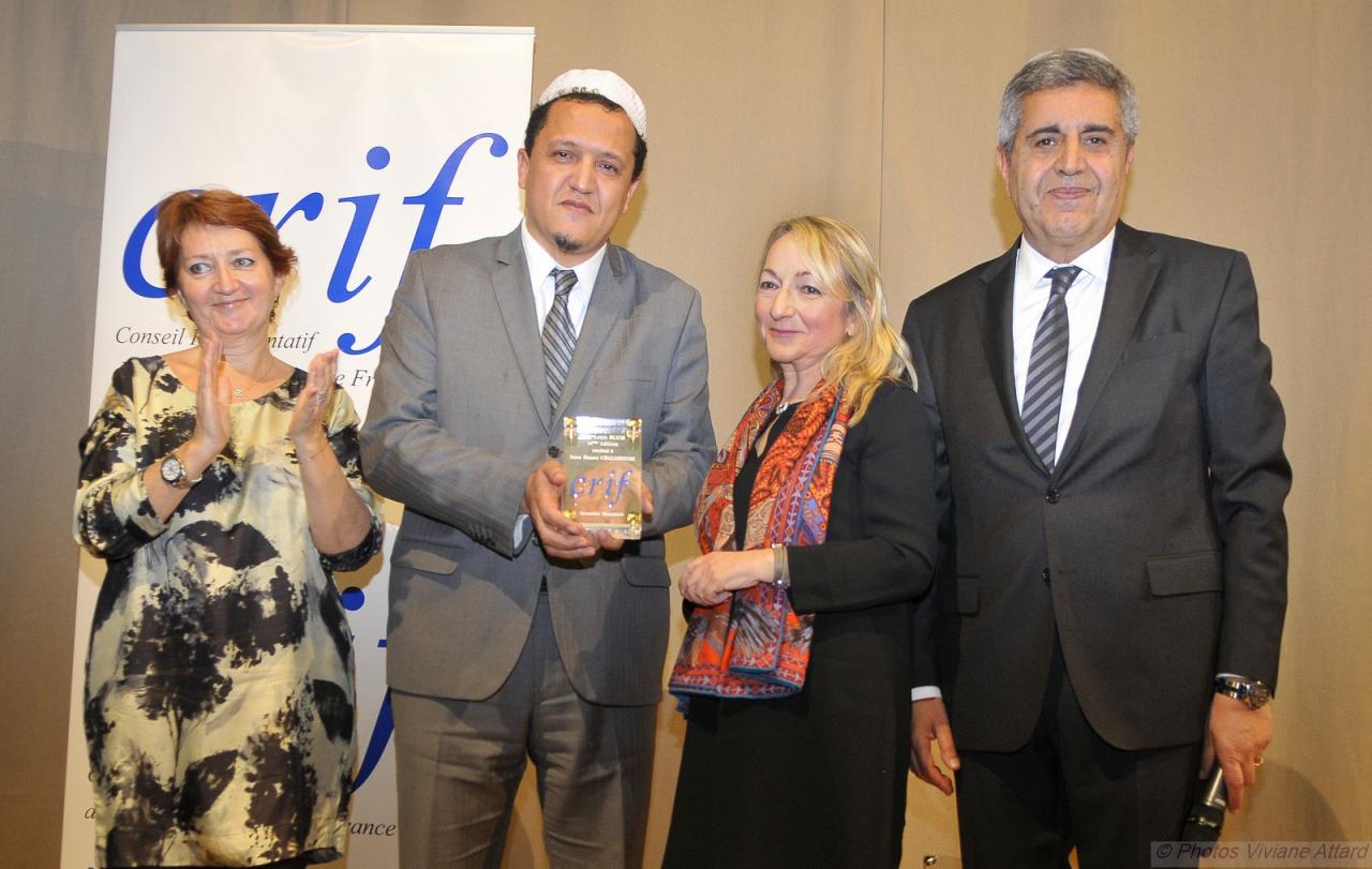 Prix Louis Blum 2015, décerné à l'Imam Hassen CHALGHOUMI