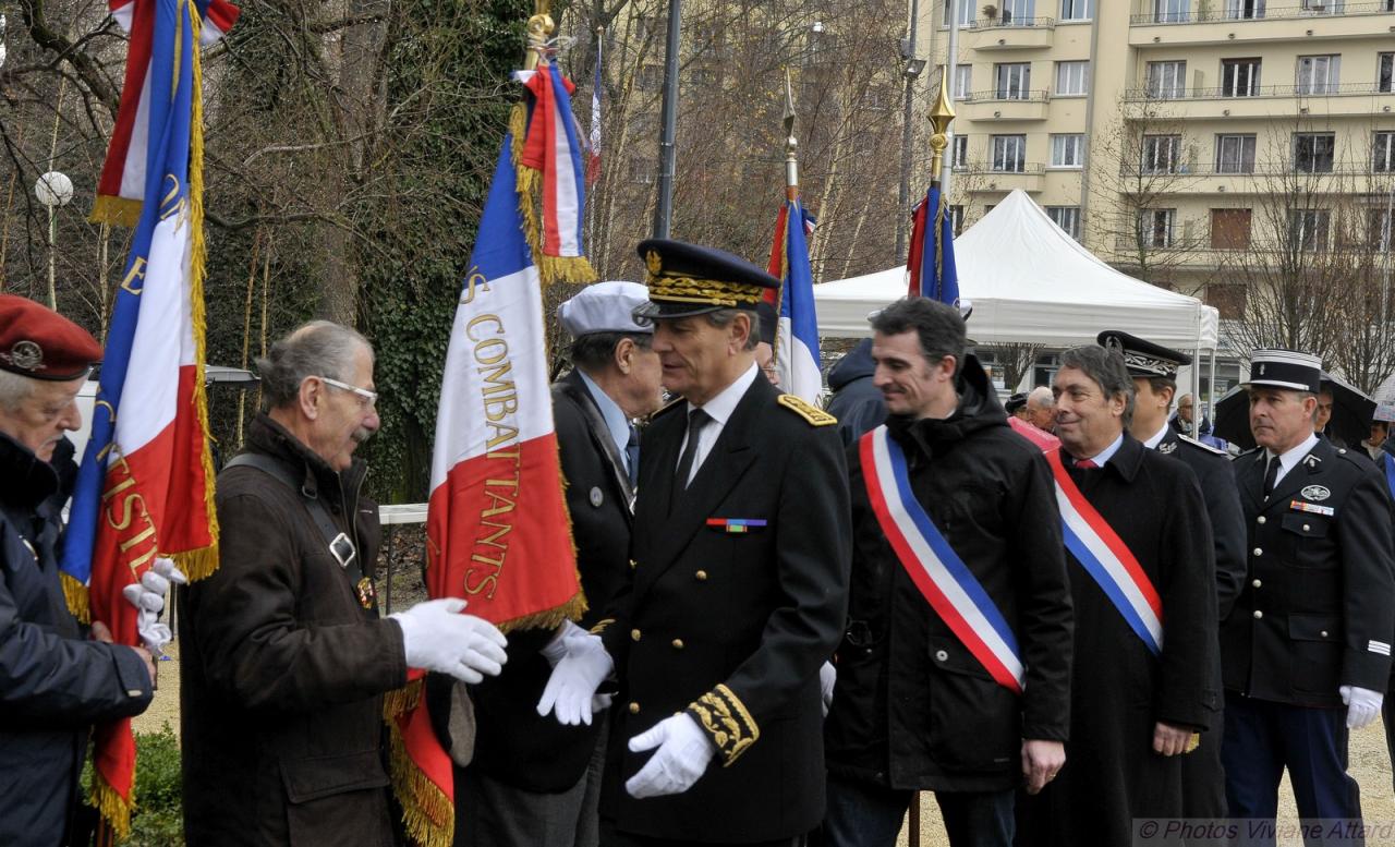 Cérémonie Place Paul Mistral Grenoble