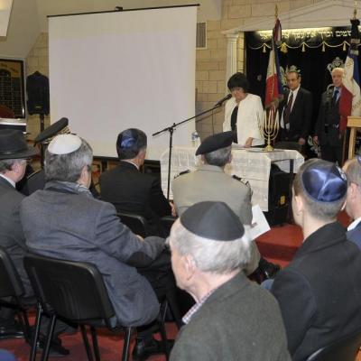 20180125 synagogue Rachi Commémoration de la libération du camp d'Auschwitz-Birkenau